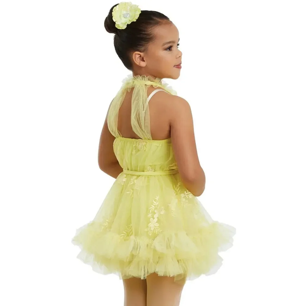 Pre-Owned Dance Costume Small Child Blue Weissman 11321 Lyrical Ballet Contempo